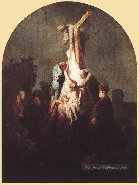 Déposition de la Croix Rembrandt Peinture à l'huile